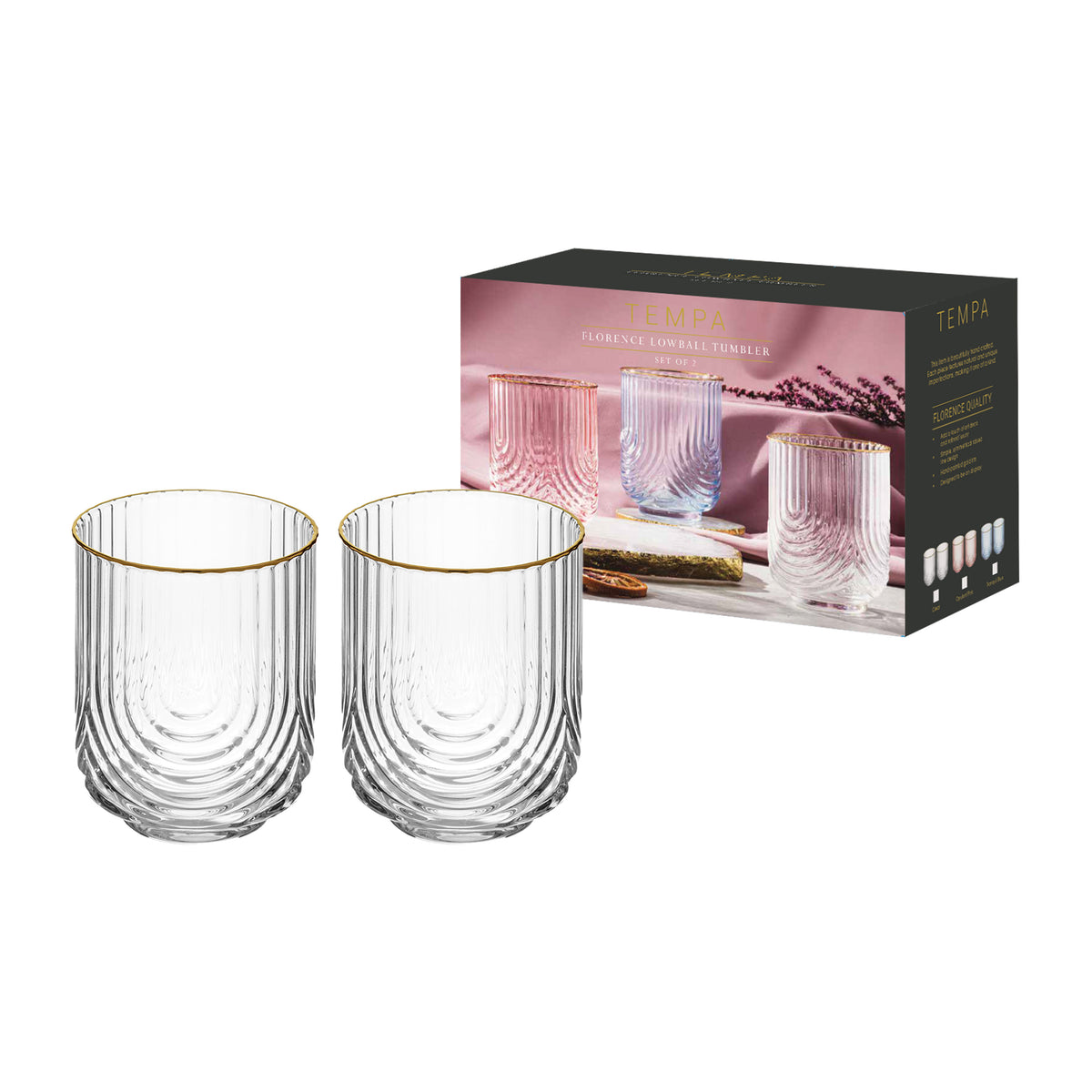 florence glass tumbler