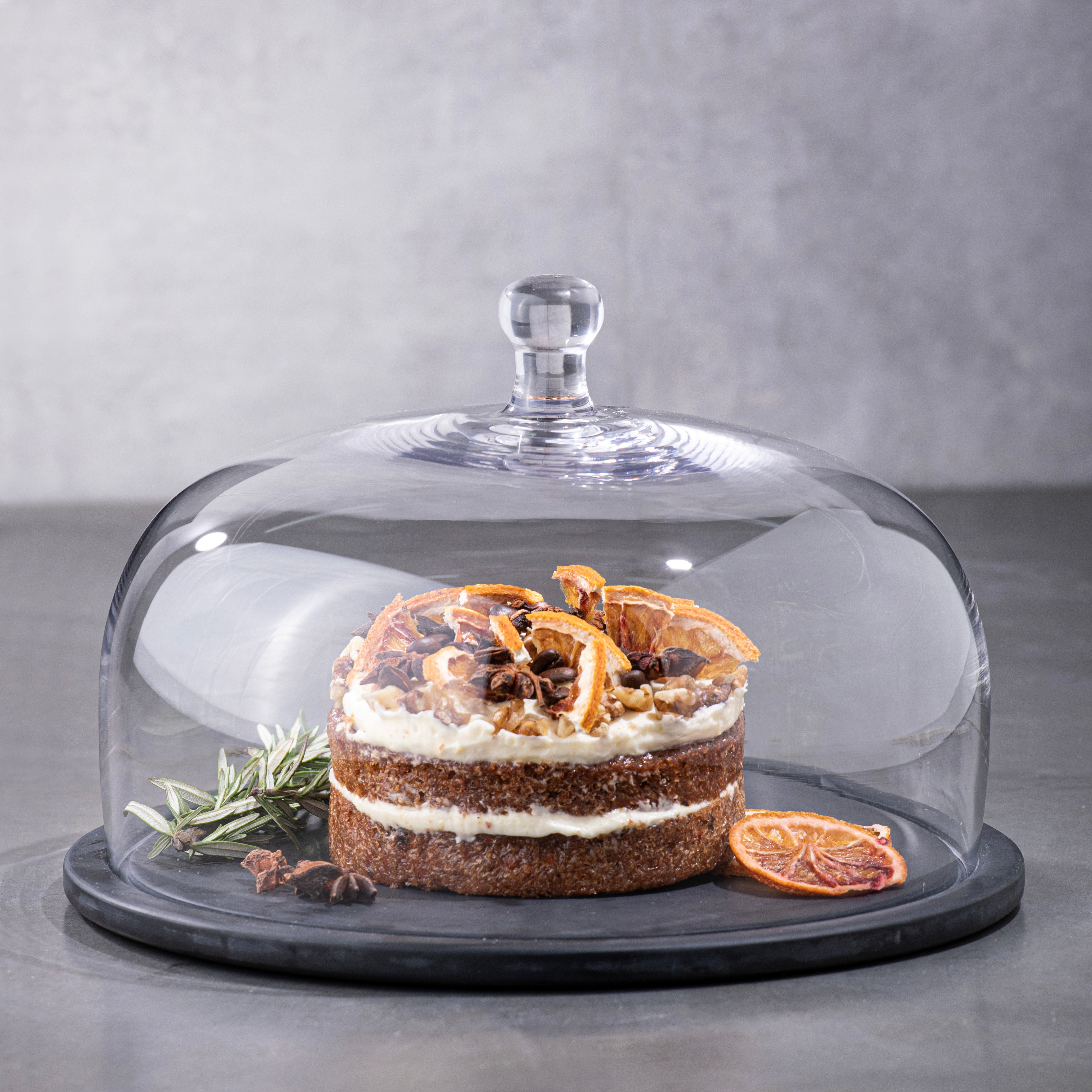 Mosser Glass Cake Stand with Glass Dome, 3 Sizes, 7 Colors on Food52